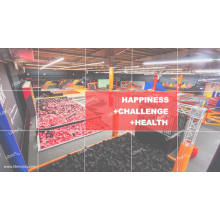 Large Comprehensive commercial Indoor Kids soft Playground include all basic Trampoline Park games